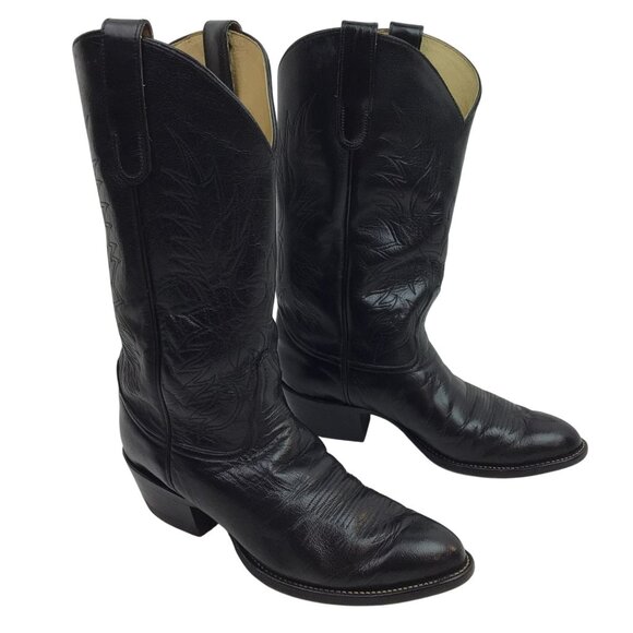 Tony Lama Vintage Leather Western Cowboy Boots Mens 8 EE Style S2951 - Picture 12 of 12